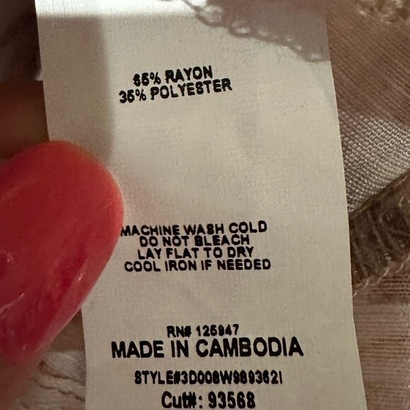 Ava & Grace top with heathering - Picture 4 of 4